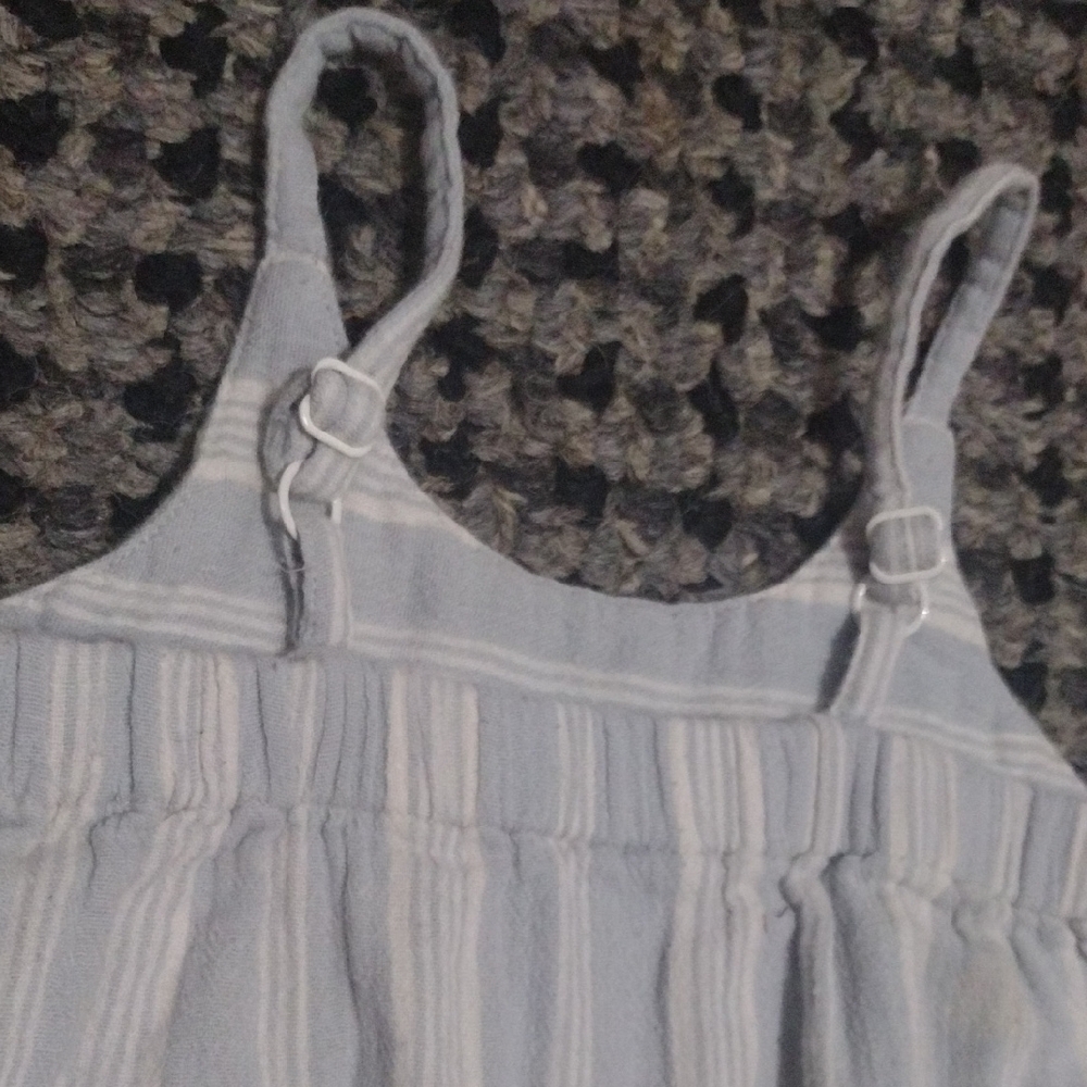 Chic Striped White Kids Romper - Picture 8 of 8